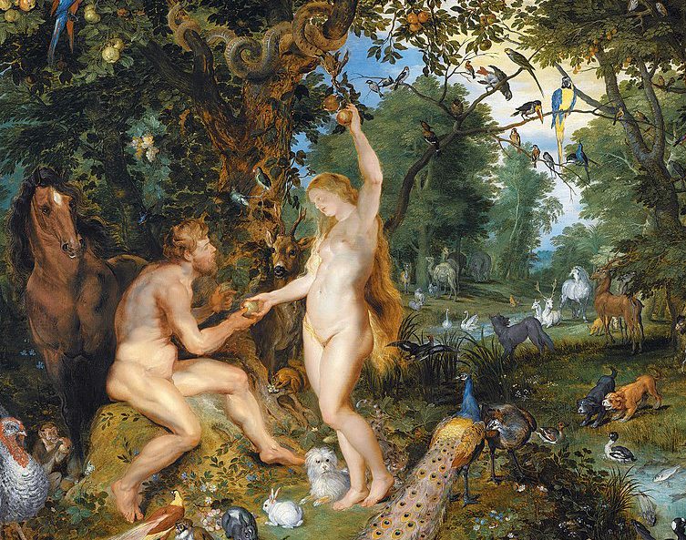 Adam and Eve by Jan Brueghel the Elder and Pieter Paul Rubens